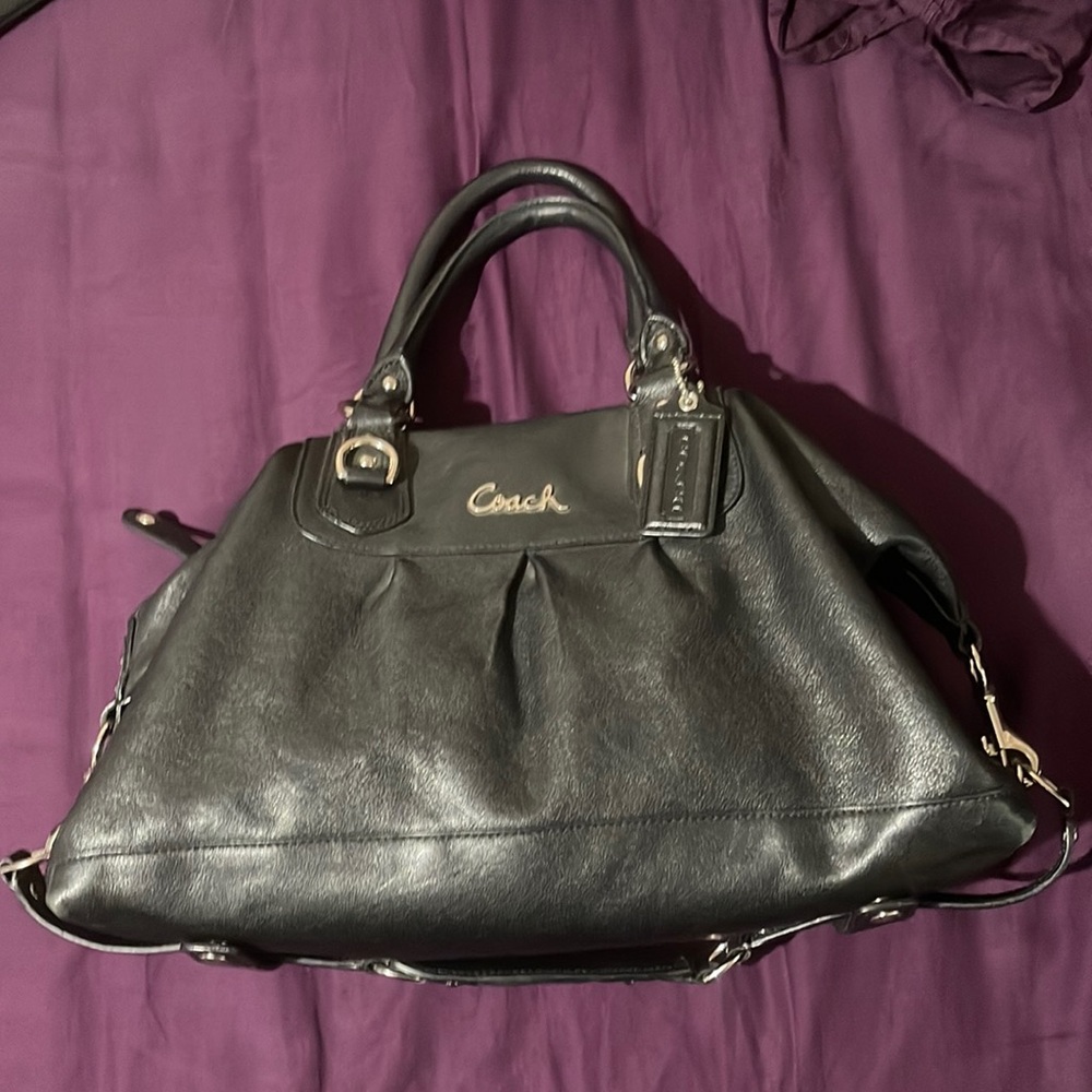 Coach leather bag - Picture 1 of 7